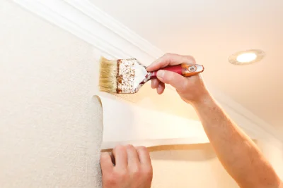 Pose de papier peint au Péage-de-Roussillon — revêtements muraux et toiles de verre